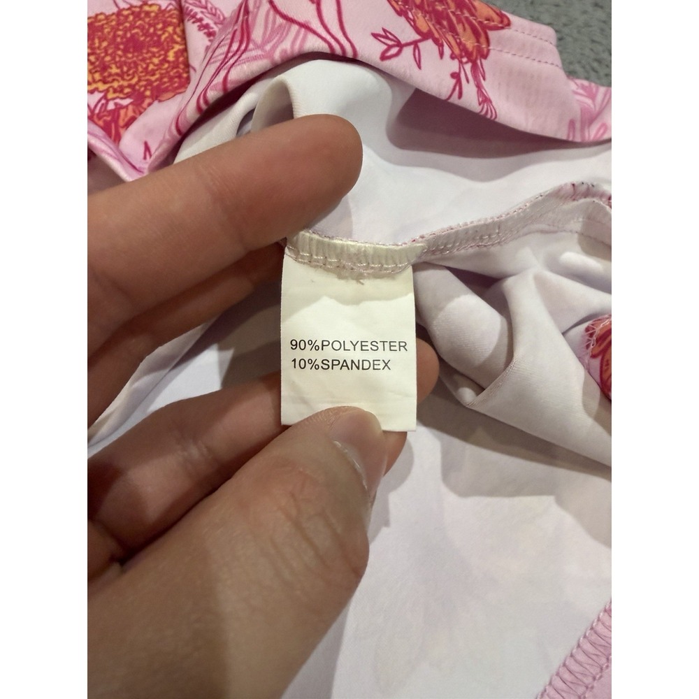 Sunday Swagger Polo Shirt Men's 2XL Performance Golf Tropical Floral AOP Wicking - Picture 6 of 8